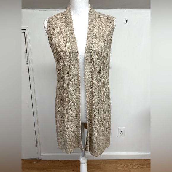 Kim Rogers Jackets & Blazers - Kim Rogers Long Sleeveless Vest Size Large